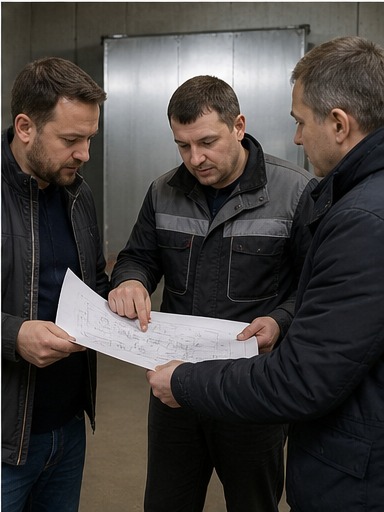 Монтаж обсуждают до поставки