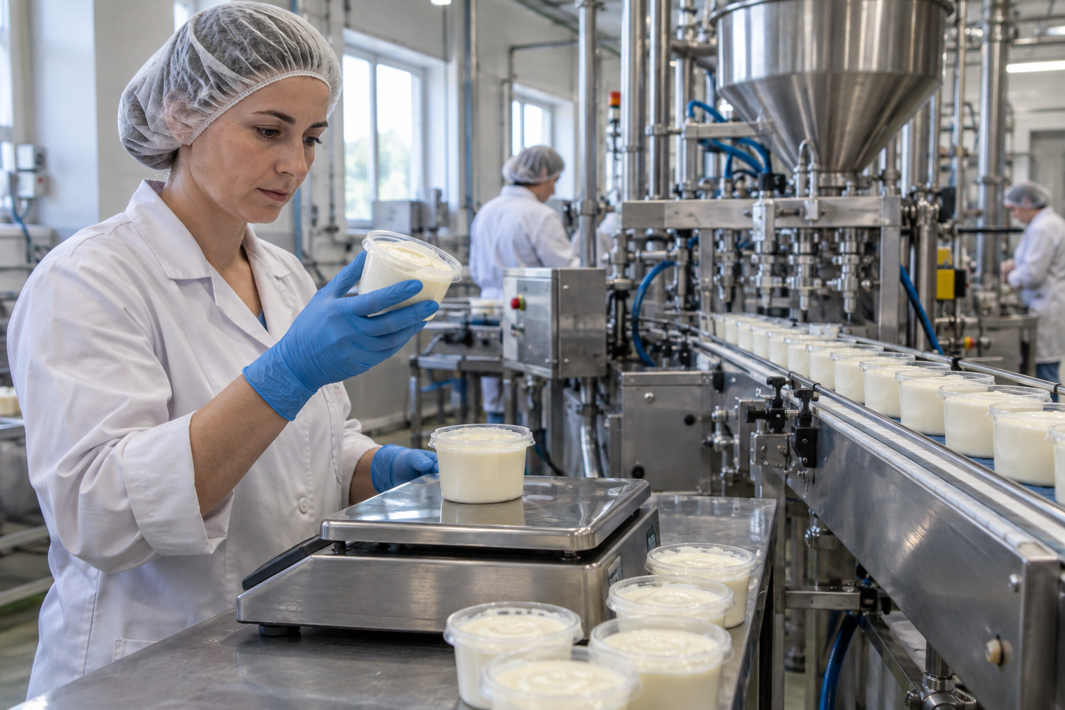 Приёмка связывает выбранную машину с измеренной партией продукта